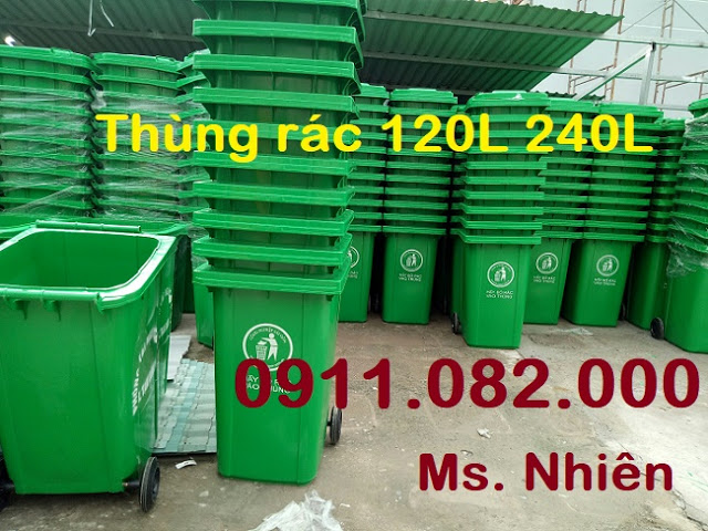 gia thung rac 660 lit bao nhieu thung rac nhua 120l 240l gia re lh 0911082000