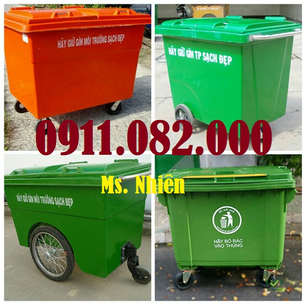 gia thung rac 660 lit bao nhieu thung rac nhua 120l 240l gia re lh 0911082000