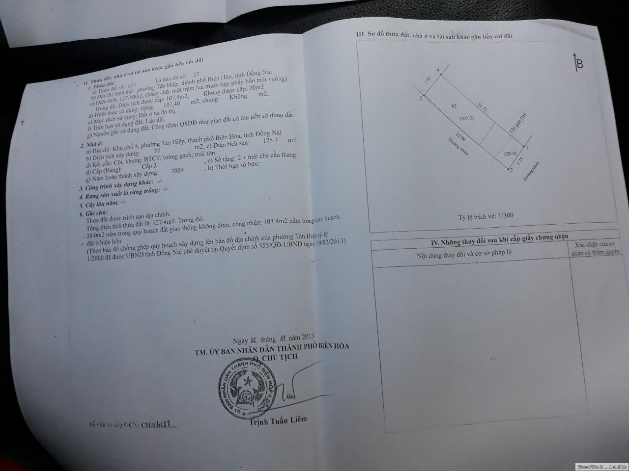 nha 2mt kinh doanh duong ban co tp bien hoa gia 87 ty lh0982696239