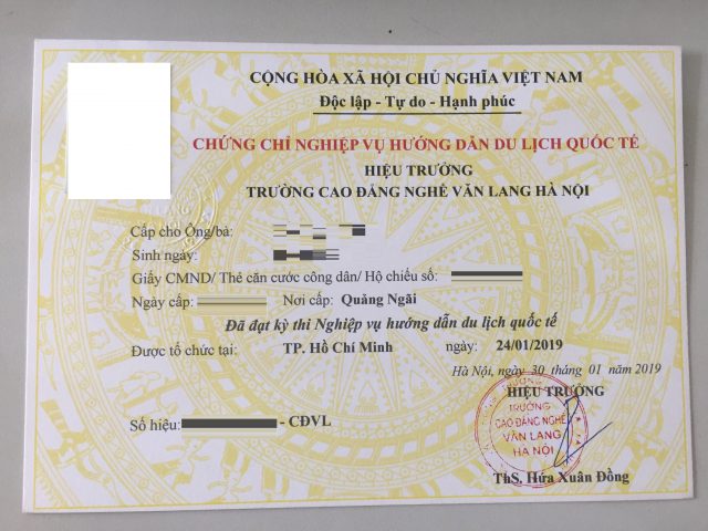 to chuc thi cap chung chi nghiep vu du lich