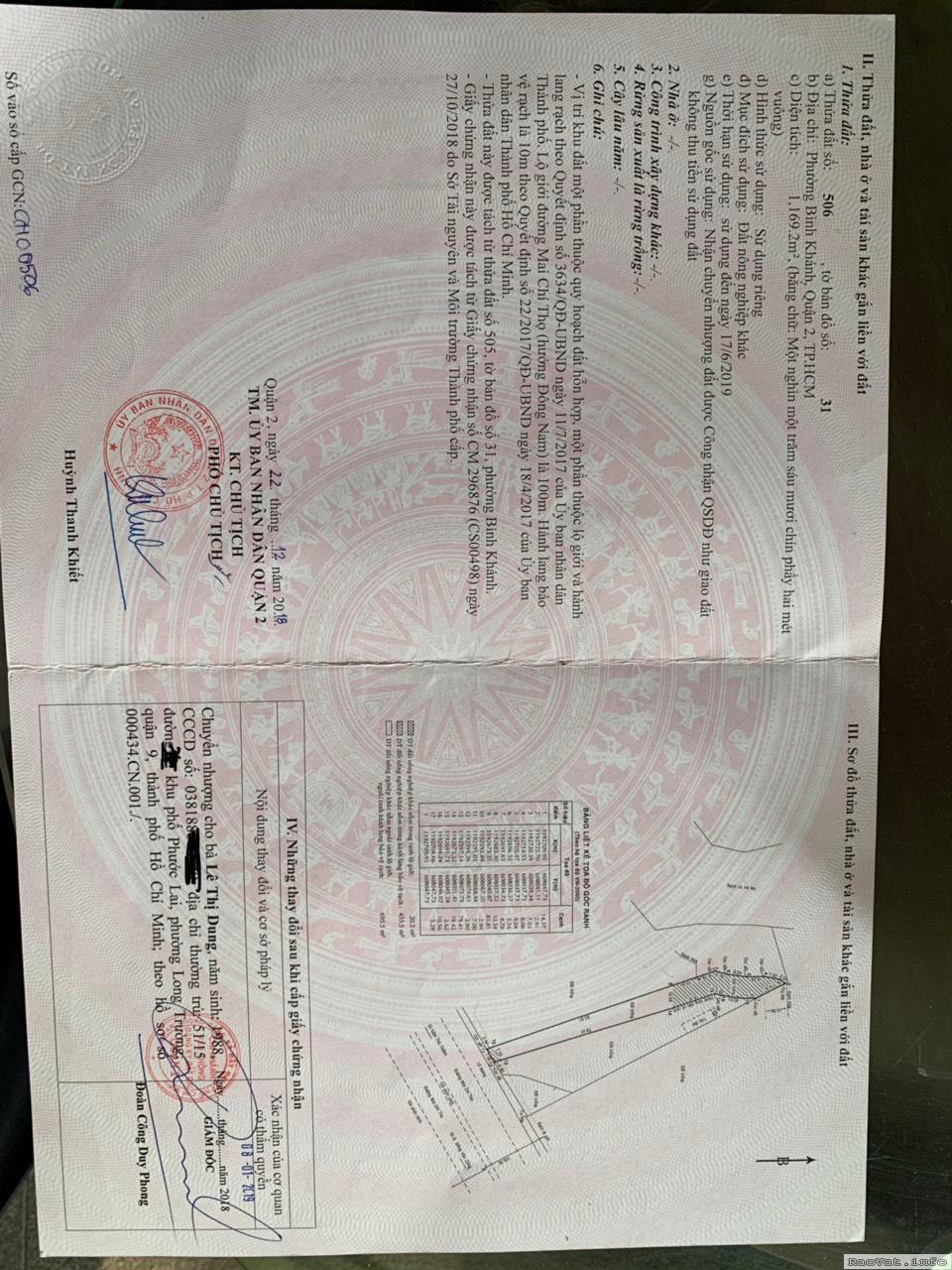 vip mat tien duong mai chi tho phuong binh khanh quan 2 tp hcm lh0948888869