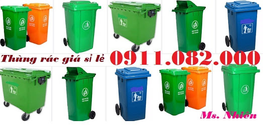 thung rac 240 lit gia re tai can tho thung rac inox thung rac hinh thu lh 0911082000