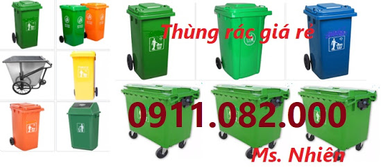 thung rac 240 lit gia re tai can tho thung rac inox thung rac hinh thu lh 0911082000