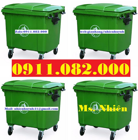 xa 1000 thung rac 240 lit gia re tai soc trang thung rac nhua hdpe banh xe nap kin lh 0911082000