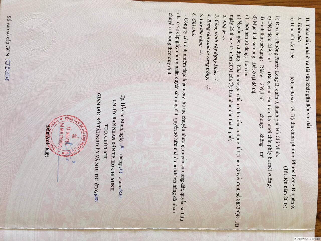 ban gap nen biet thu duong lien phuong du an phu nhuan lh0908680422