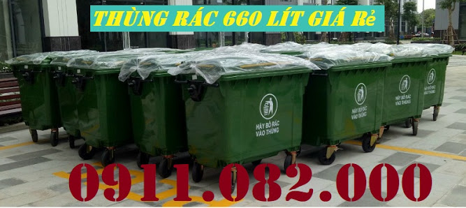 thanh ly thung rac 120 lit 240 lit gia re tai soc trang thung rac mau xanh hang moi 100 lh 091108200