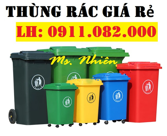 chuyen ban si thung rac 120l 240l gia re thung rac gia re tai can tho lh 0911082000