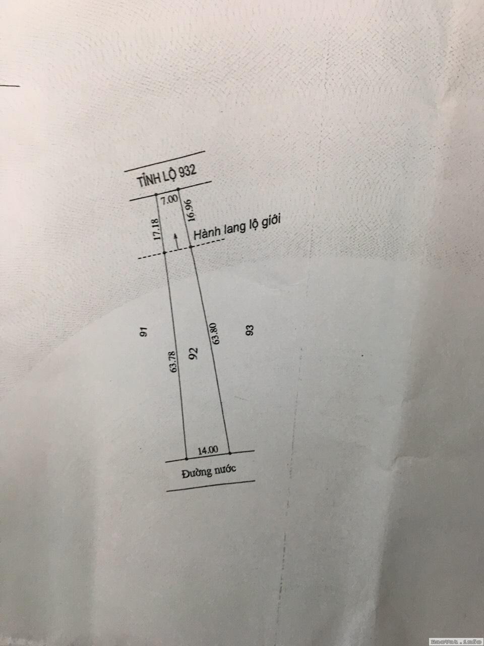 ban gap 16708m2 dat ap an hoa xa thoi an hoi ke sach soc trang chi 3 ty lh0917013927