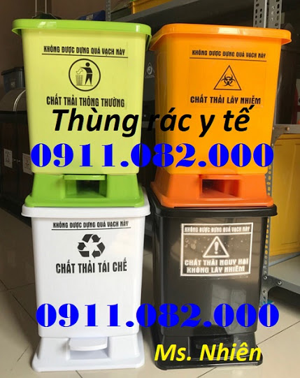 thung rac 40 lit 2 ngan gia re si thung rac 120l 240l 660l gia thap lh 0911082000