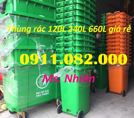 thung rac 40 lit 2 ngan gia re si thung rac 120l 240l 660l gia thap lh 0911082000