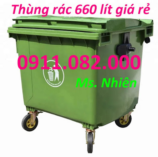 thung rac 40 lit 2 ngan gia re si thung rac 120l 240l 660l gia thap lh 0911082000