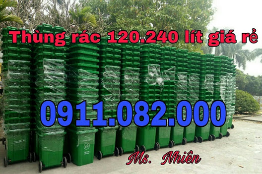 thung rac gia re hang nhap khau thung rac 120 lit 240 lit gia thap tai vinh long lh 0911082000