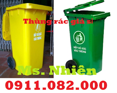 dai ha gia thung rac 120 lit 240 lit gia re tai vinh long thung rac nap kin lh 0911082000