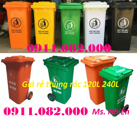 thung rac 240 lit gia re tai can tho thung rac nhua hdpe nap kin lh 0911082000